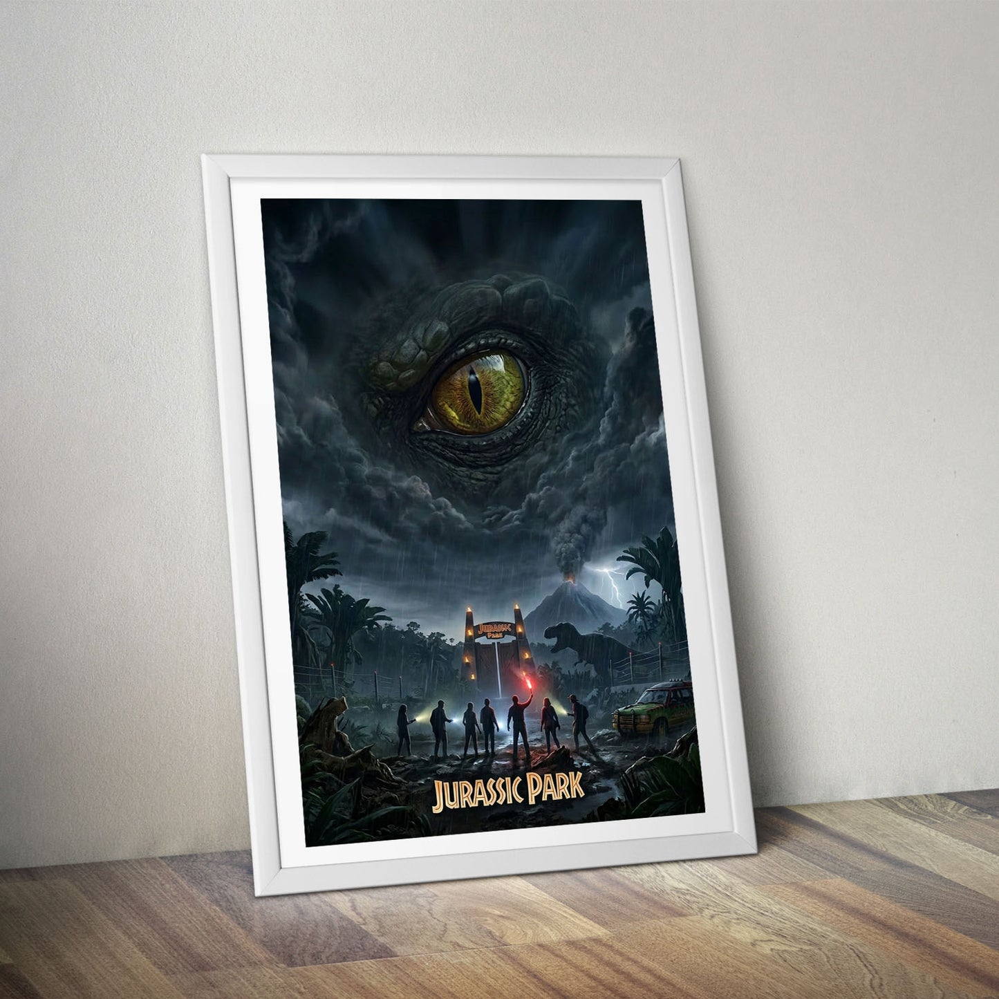 Flex Designs Poster Jurassic Park Journey 8 x 10" Home Goods - Movie 1993 Movie Poster