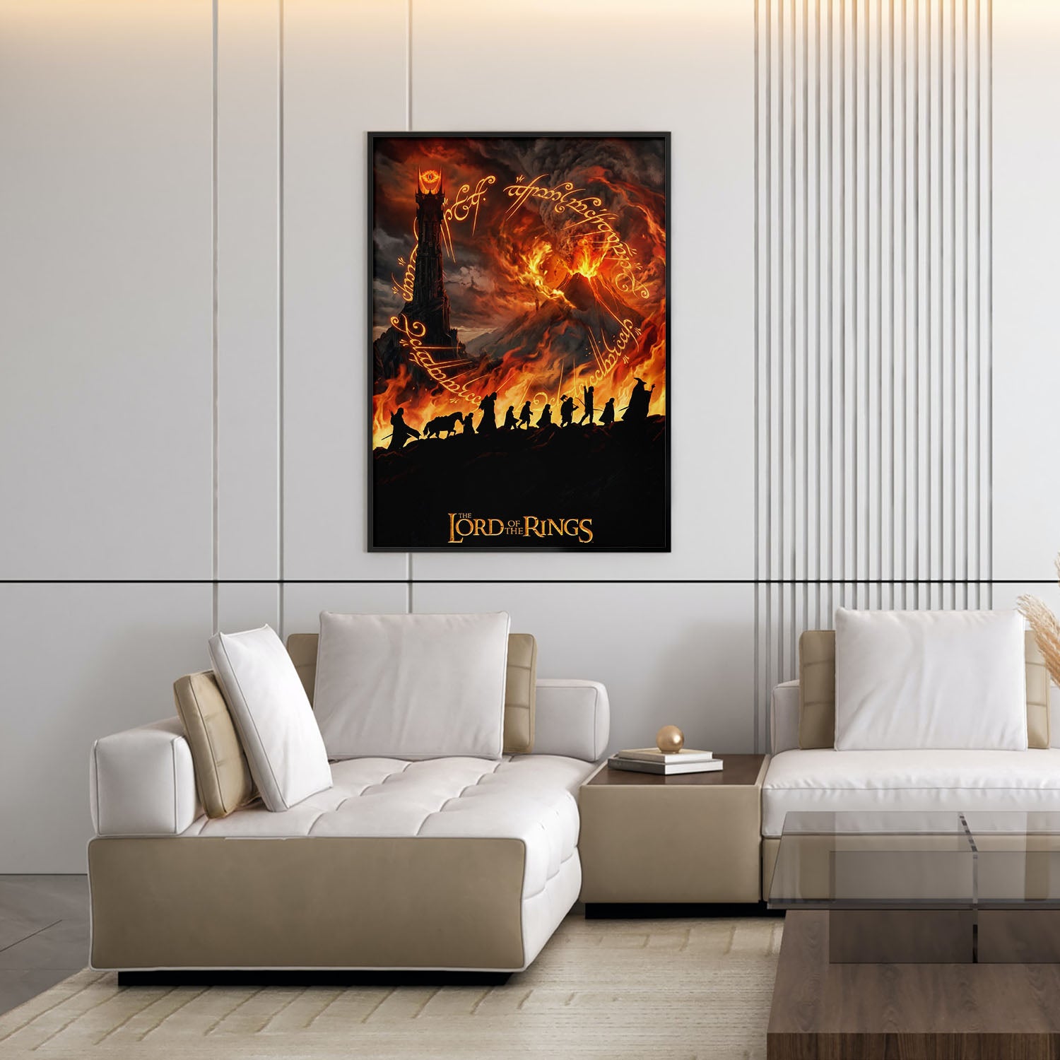 Flex Designs Poster Lord of the Rings Fires of Mordor 5 x 7" Home Goods - Movie 2001 Movie Poster