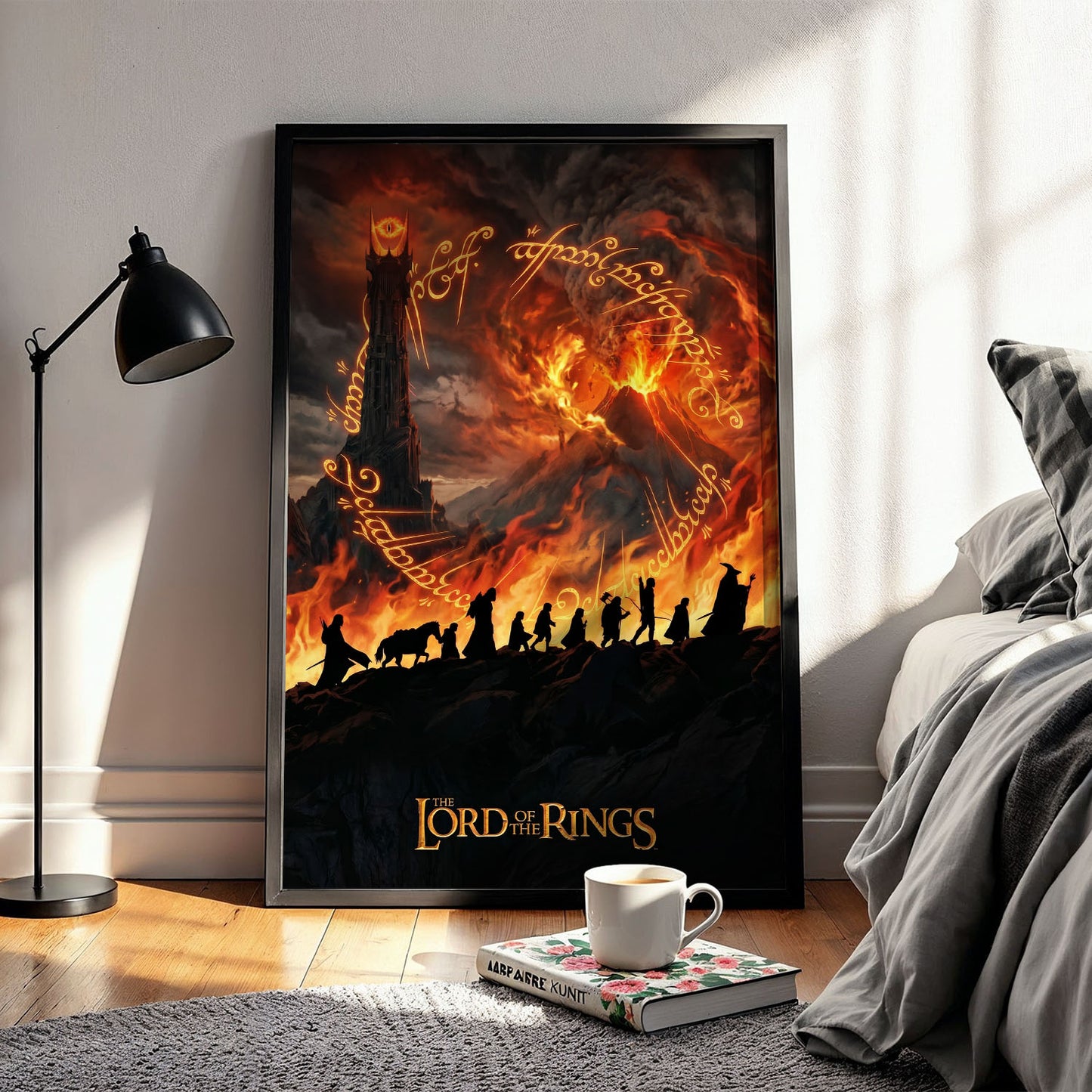 Flex Designs Poster Lord of the Rings Fires of Mordor 5 x 7" Home Goods - Movie 2001 Movie Poster