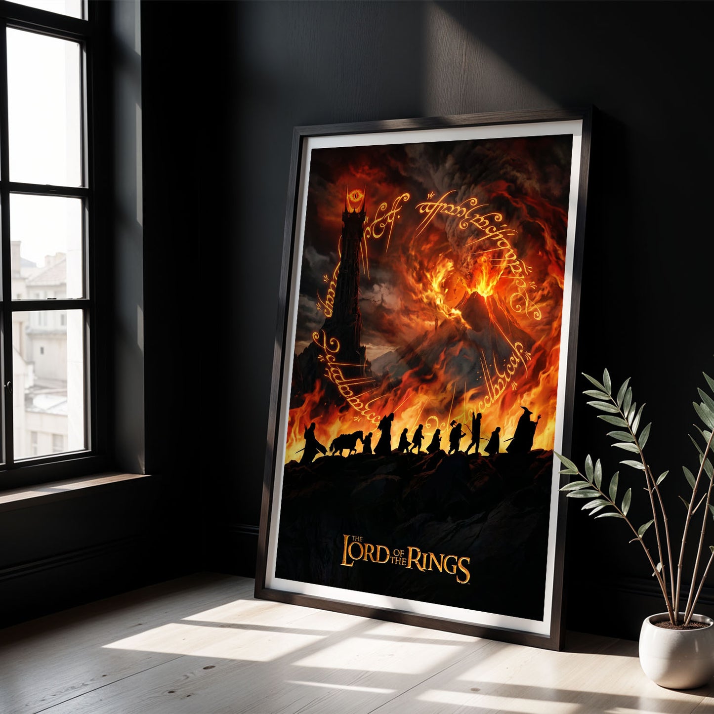 Flex Designs Poster Lord of the Rings Fires of Mordor 8 x 10" Home Goods - Movie 2001 Movie Poster