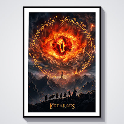 Flex Designs Poster Lord of the Rings Journey 8 x 10" Home Goods - Movie 2001 Movie Poster