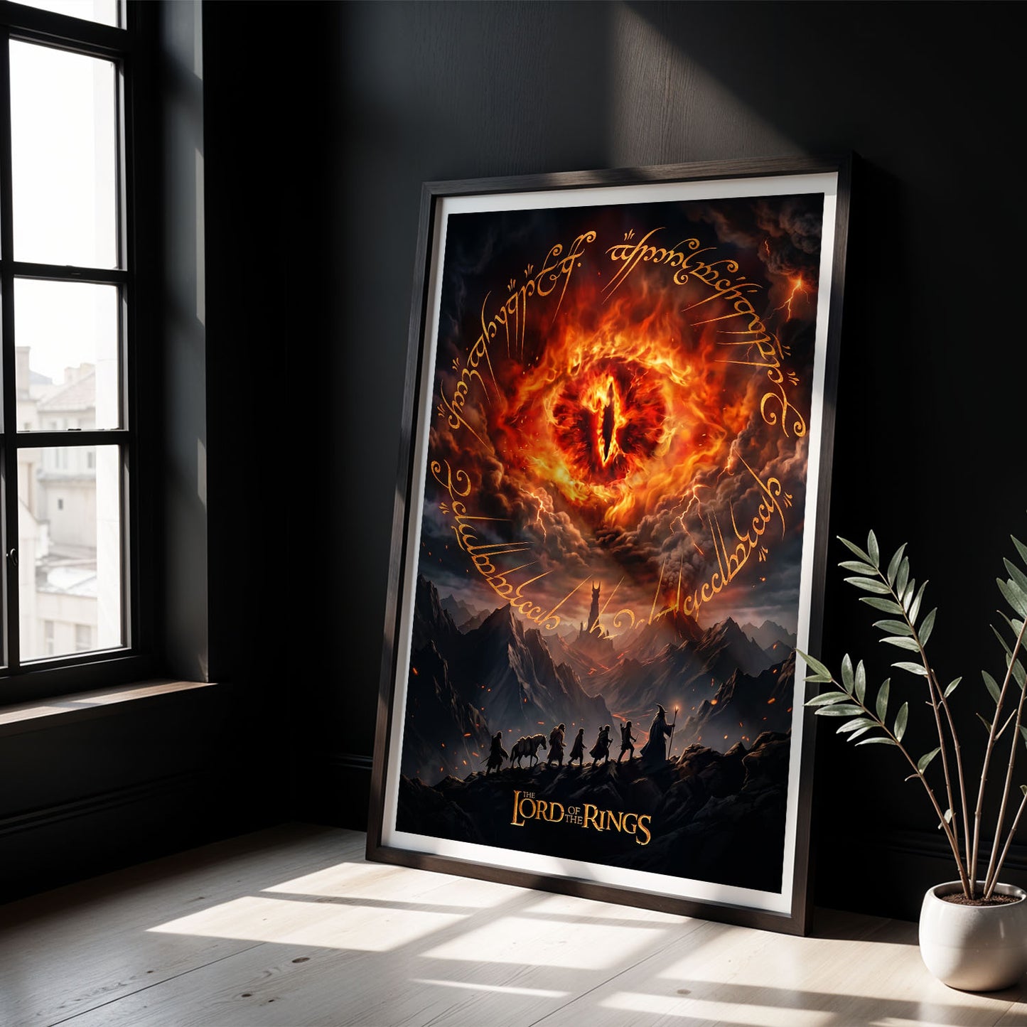 Flex Designs Poster Lord of the Rings Journey 8 x 10" Home Goods - Movie 2001 Movie Poster