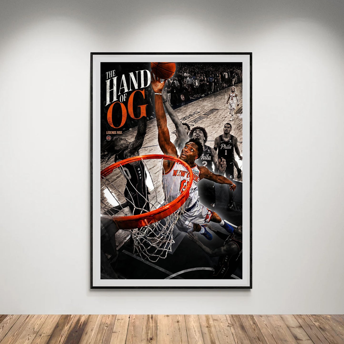 Flex Designs Poster The Hand of OG Anunoby Spotlight 8 x 10" Home Goods - Sports  Poster