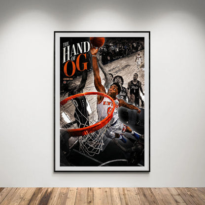 Flex Designs Poster The Hand of OG Anunoby Spotlight 8 x 10" Home Goods - Sports  Poster