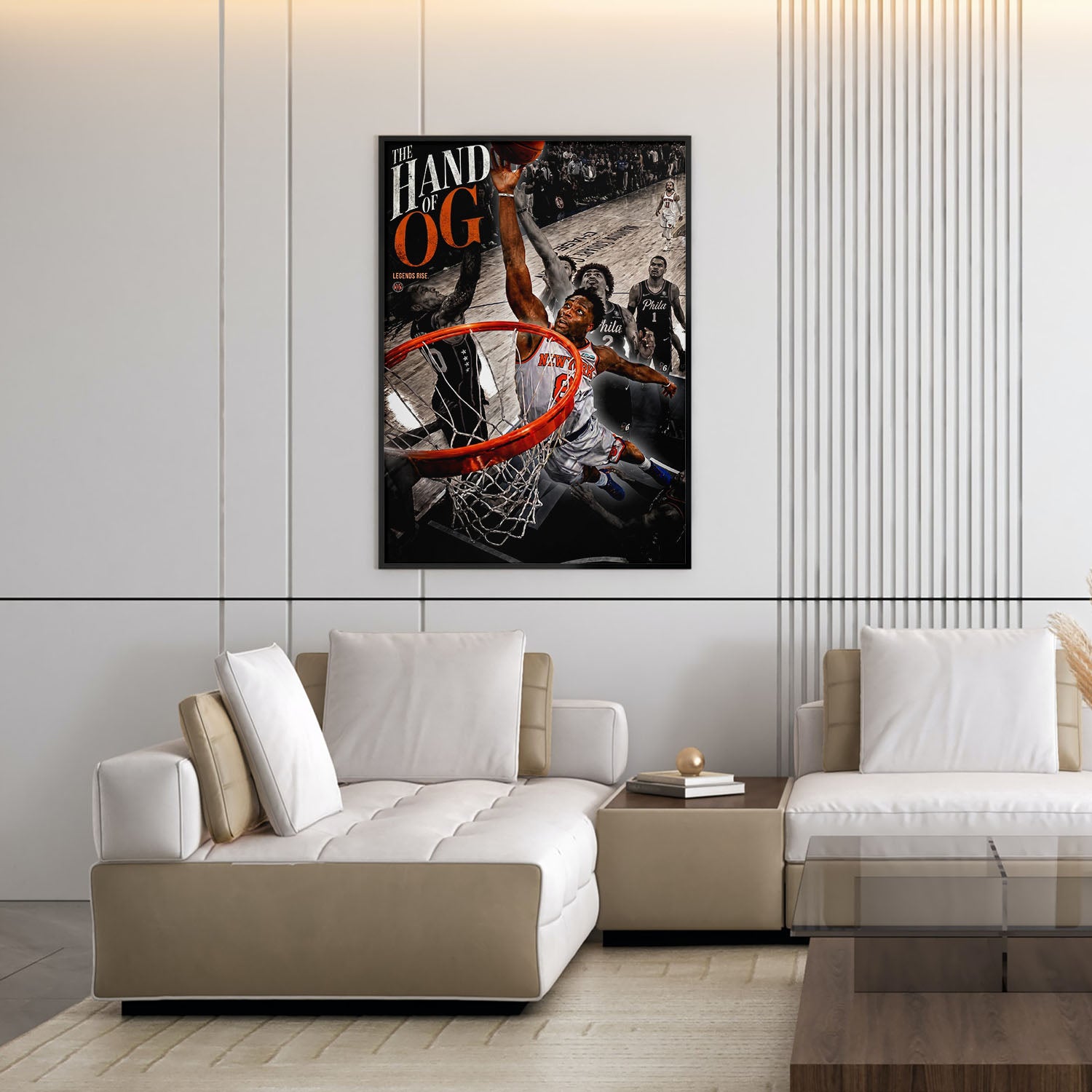 Flex Designs Poster The Hand of OG Anunoby Spotlight 5 x 7" Home Goods - Sports  Poster