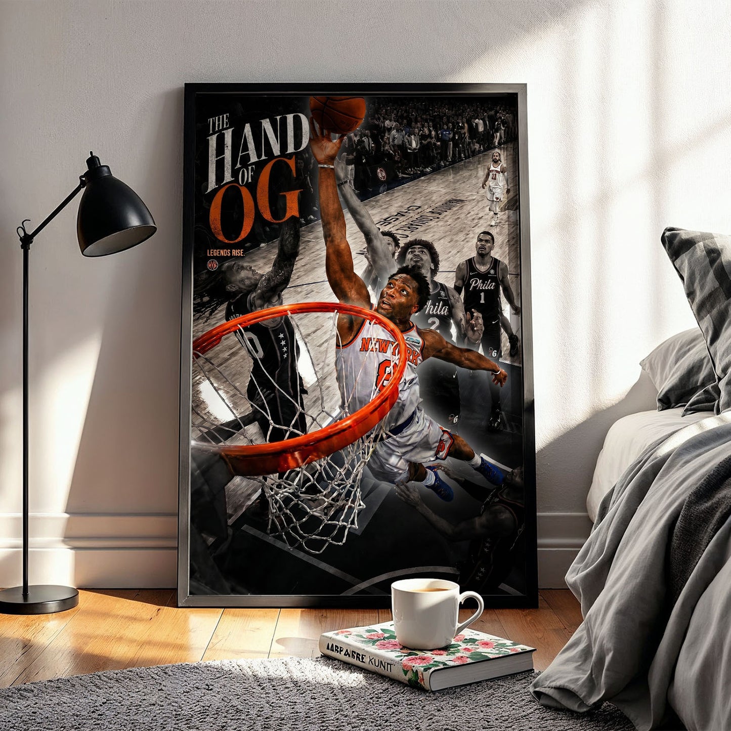 Flex Designs Poster The Hand of OG Anunoby Spotlight 5 x 7" Home Goods - Sports  Poster