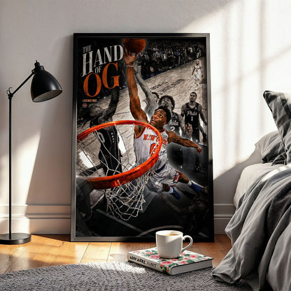 Flex Designs Poster The Hand of OG Anunoby Spotlight 5 x 7" Home Goods - Sports  Poster
