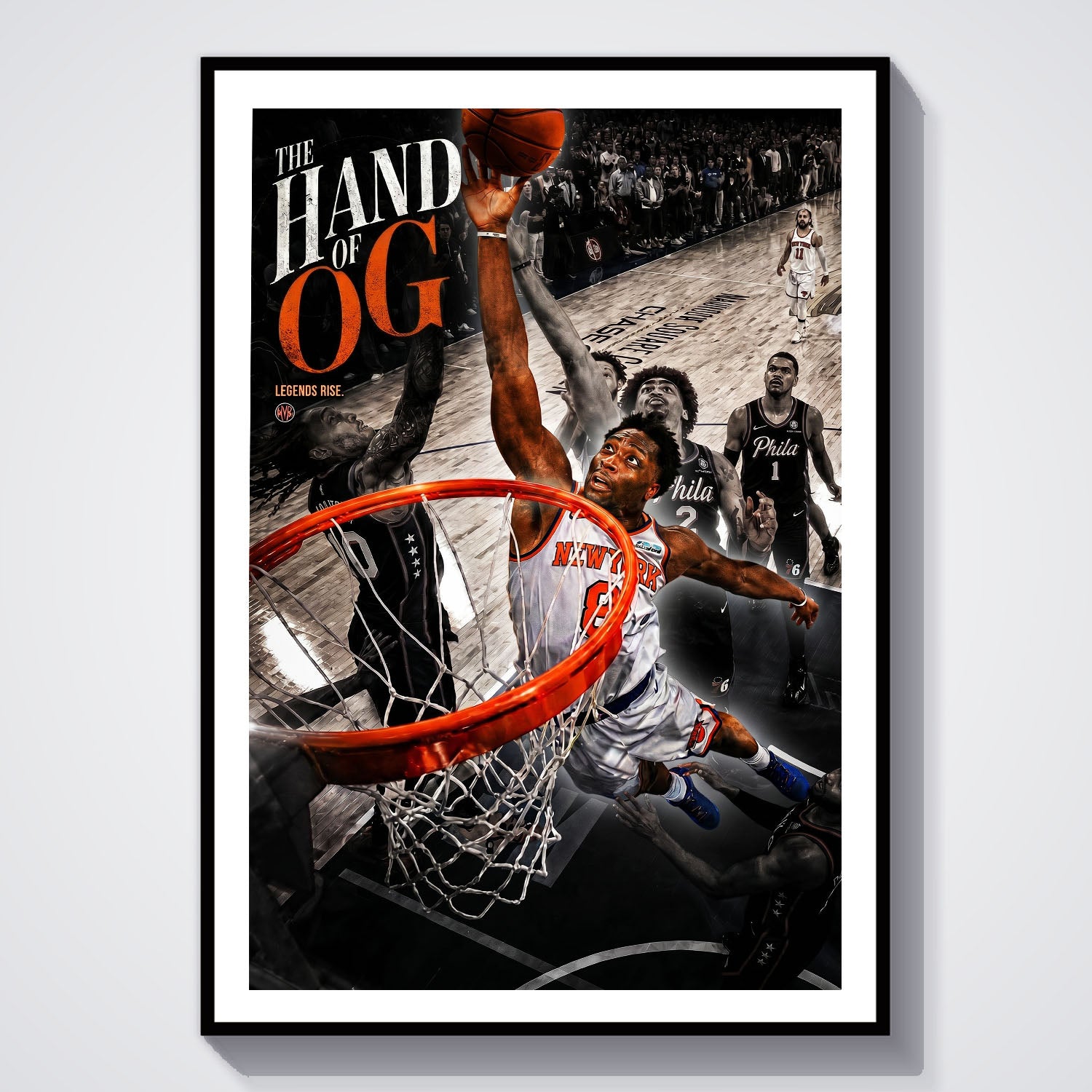 Flex Designs Poster The Hand of OG Anunoby Spotlight 8 x 10" Home Goods - Sports  Poster