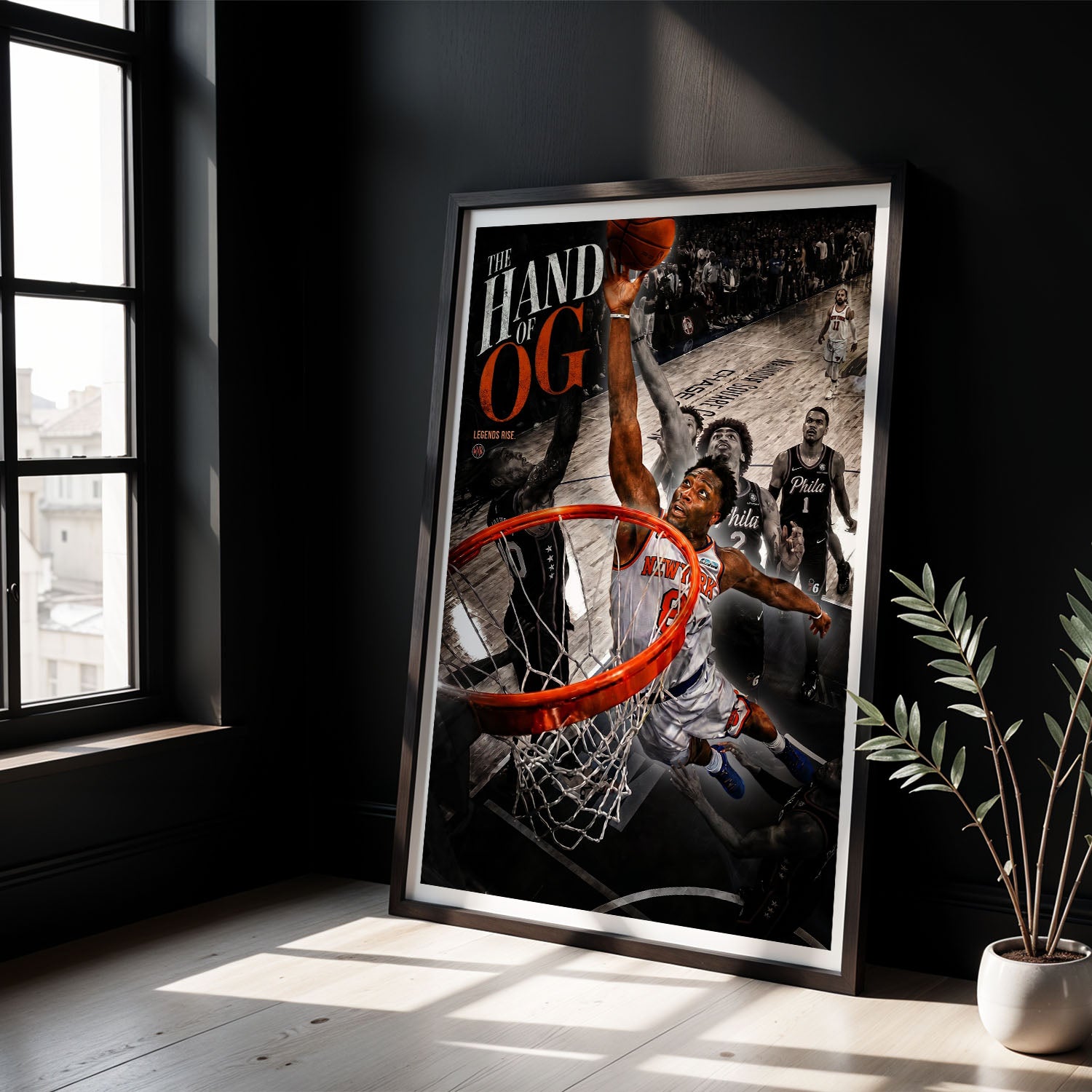 Flex Designs Poster The Hand of OG Anunoby Spotlight 8 x 10" Home Goods - Sports  Poster