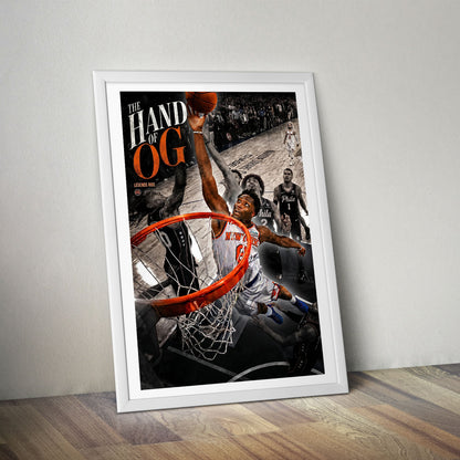 Flex Designs Poster The Hand of OG Anunoby Spotlight 8 x 10" Home Goods - Sports  Poster