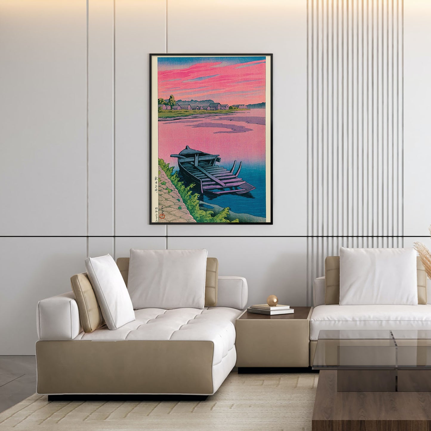 Flex Designs Poster Akita Tsuchizaki by Kawase Hasui 11 x 17" Home Goods - Artist Artwork  Poster