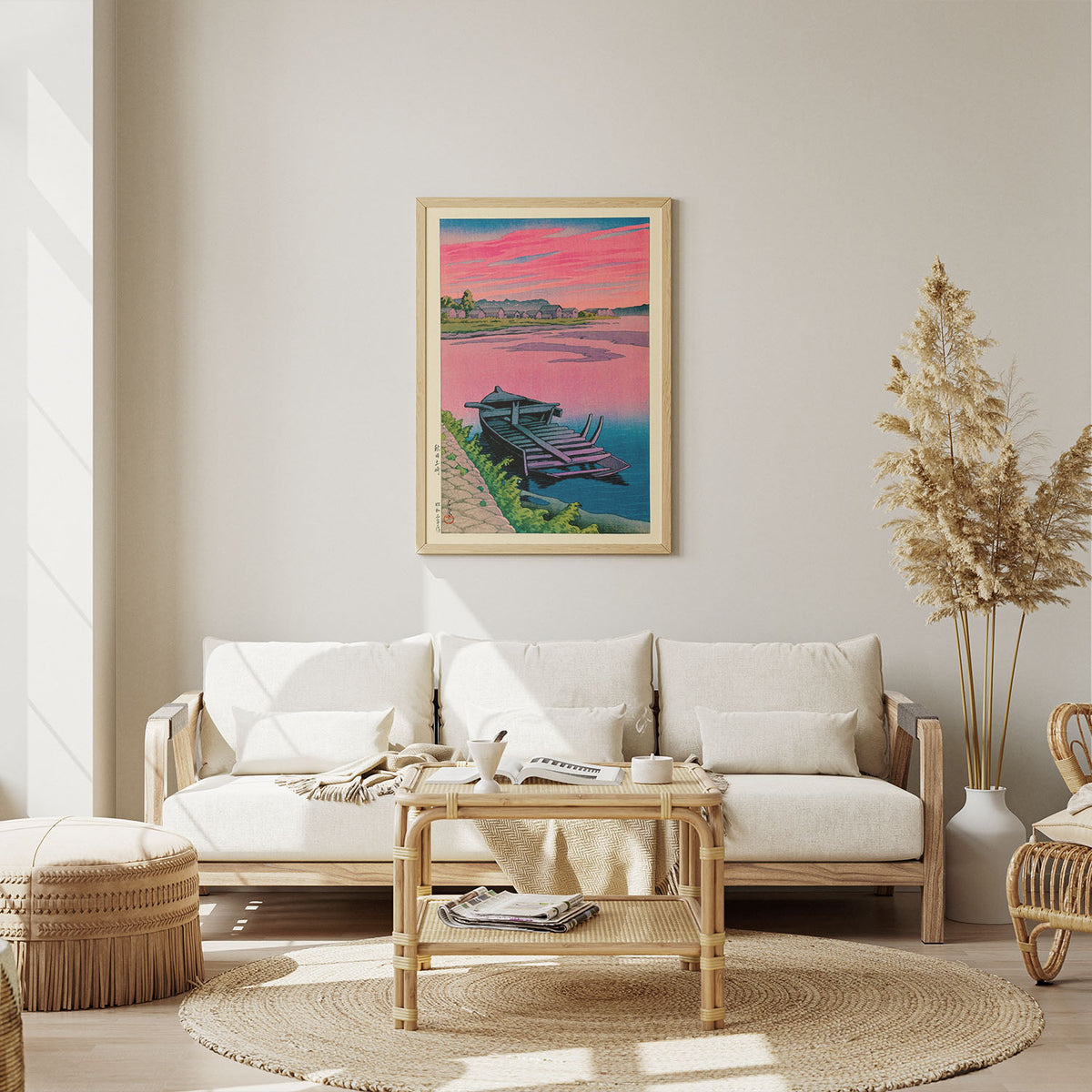 Flex Designs Poster Akita Tsuchizaki by Kawase Hasui 11 x 17" Home Goods - Artist Artwork  Poster