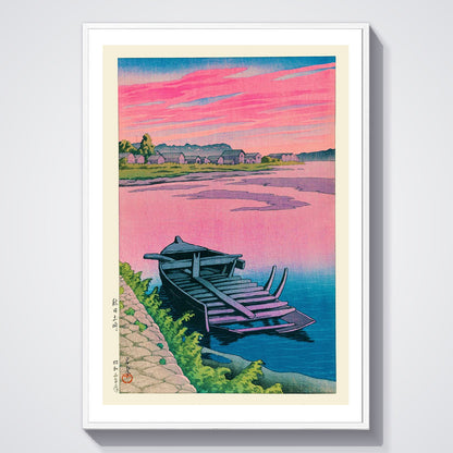Flex Designs Poster Akita Tsuchizaki by Kawase Hasui 5 x 7" Home Goods - Artist Artwork  Poster