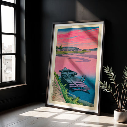 Flex Designs Poster Akita Tsuchizaki by Kawase Hasui 5 x 7" Home Goods - Artist Artwork  Poster