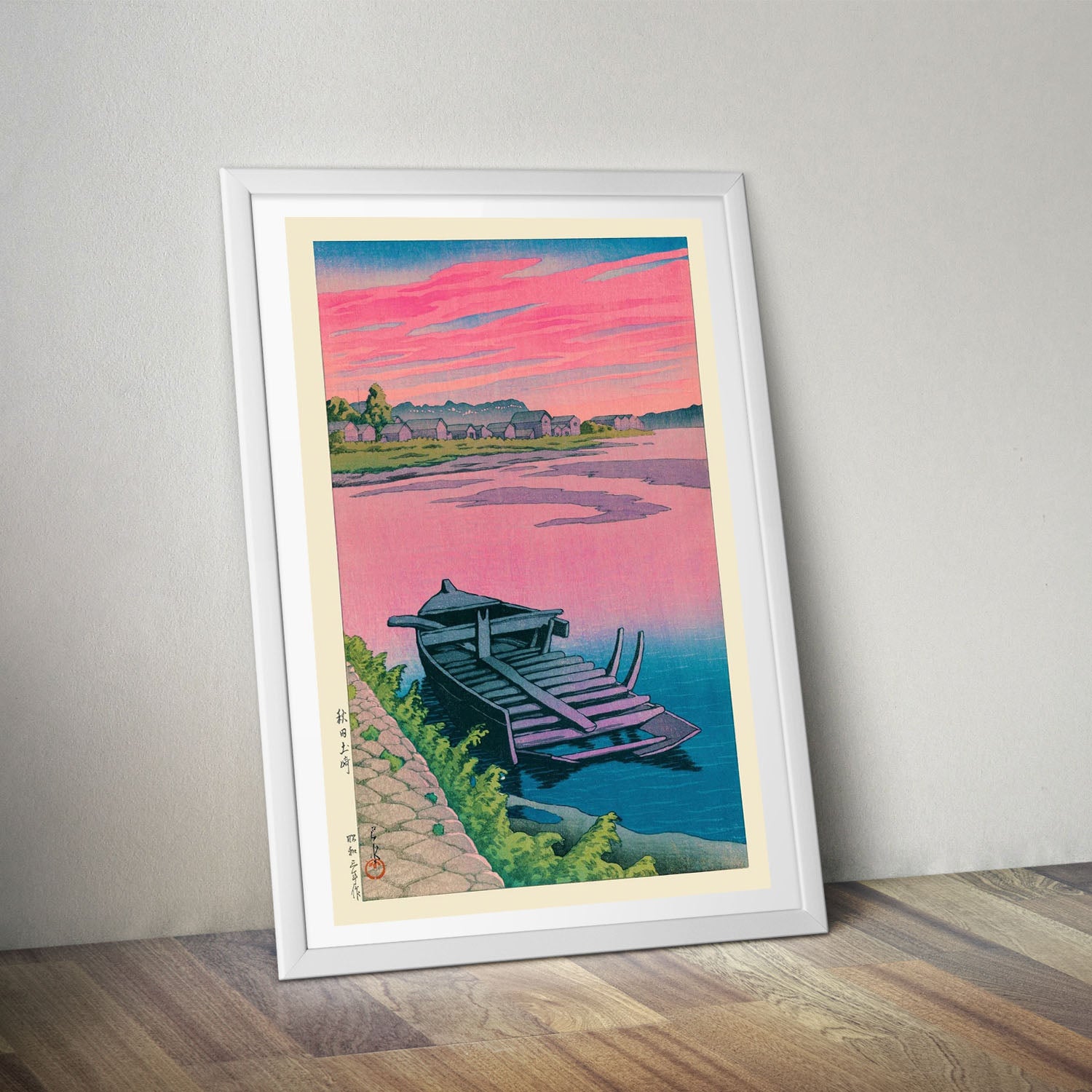 Flex Designs Poster Akita Tsuchizaki by Kawase Hasui 5 x 7" Home Goods - Artist Artwork  Poster