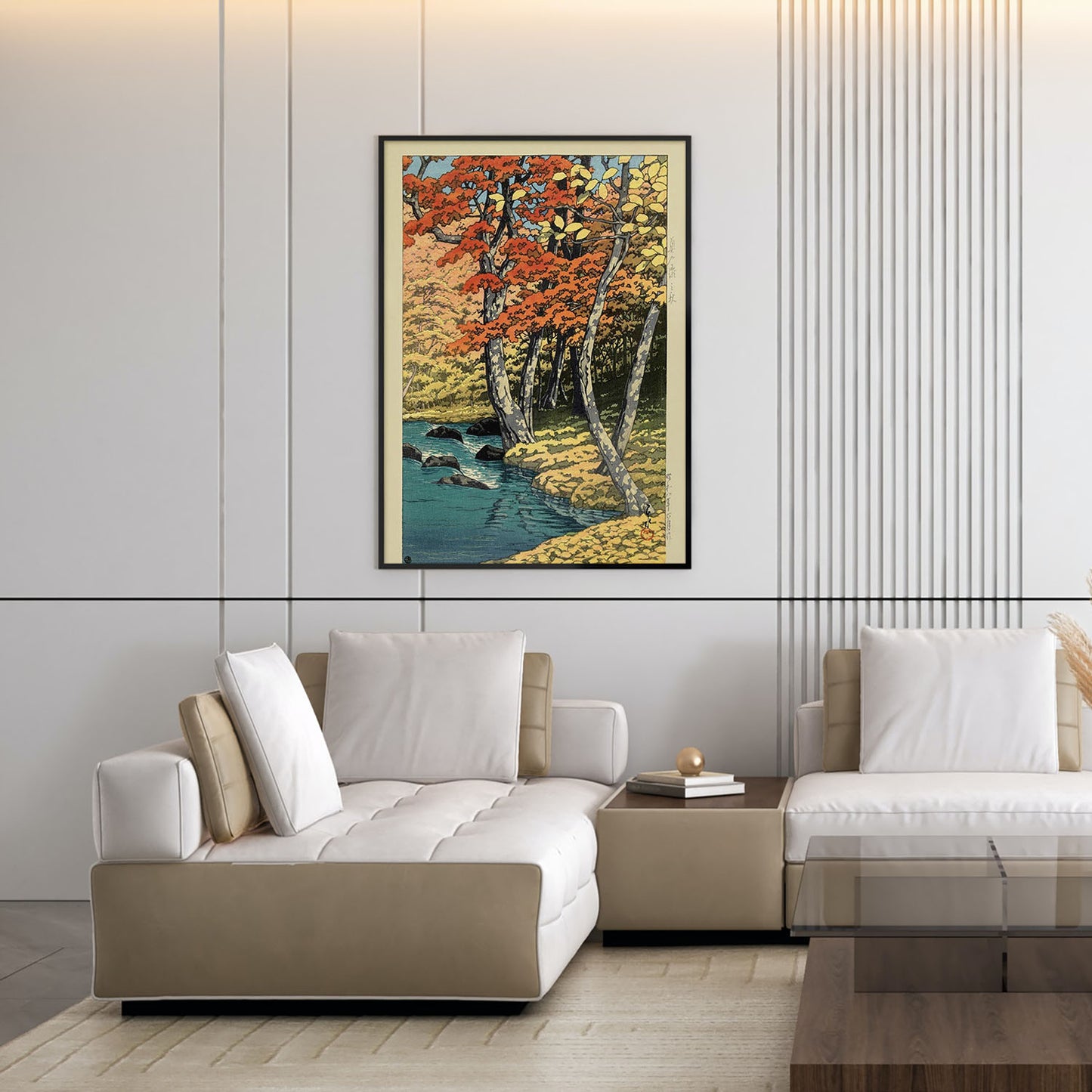 Flex Designs Poster Autumn In Oirase by Kawase Hasui 11 x 17" Home Goods - Artist Artwork  Poster