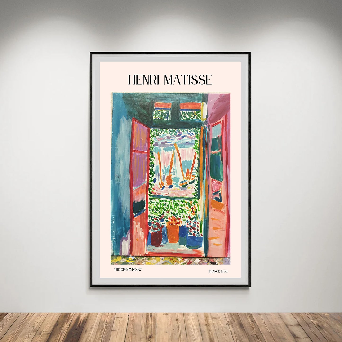 Flex Designs Poster The Open Window by Henri Matisse 5 x 7" Home Goods - Artist Artwork  Poster