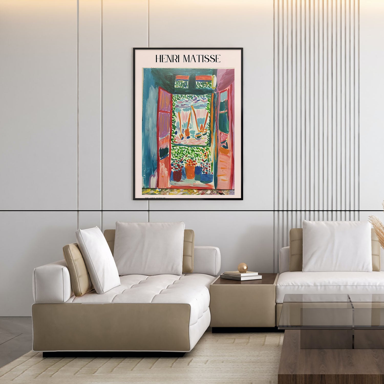 Flex Designs Poster The Open Window by Henri Matisse 11 x 17" Home Goods - Artist Artwork  Poster
