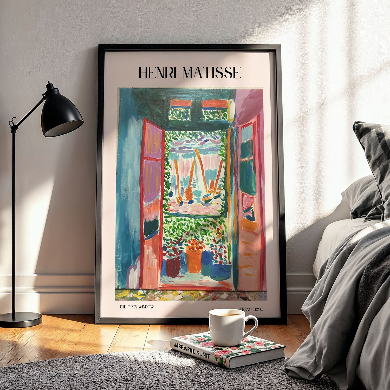 Flex Designs Poster The Open Window by Henri Matisse 11 x 17" Home Goods - Artist Artwork  Poster