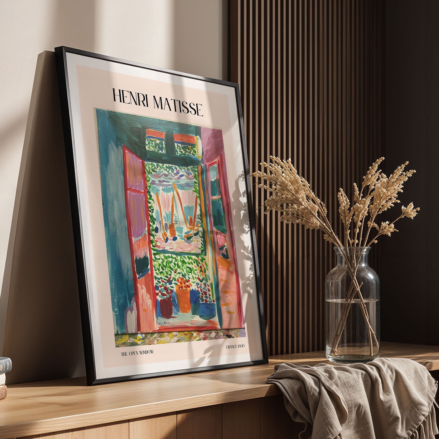 Flex Designs Poster The Open Window by Henri Matisse 11 x 17" Home Goods - Artist Artwork  Poster