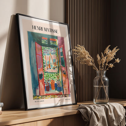 Flex Designs Poster The Open Window by Henri Matisse 11 x 17" Home Goods - Artist Artwork  Poster