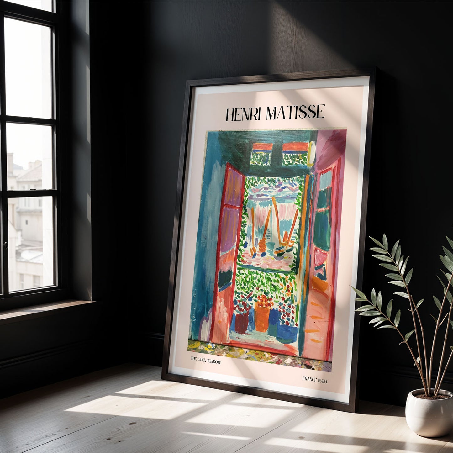 Flex Designs Poster The Open Window by Henri Matisse 5 x 7" Home Goods - Artist Artwork  Poster