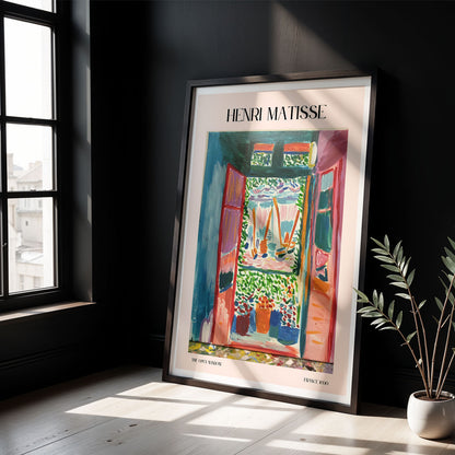 Flex Designs Poster The Open Window by Henri Matisse 5 x 7" Home Goods - Artist Artwork  Poster
