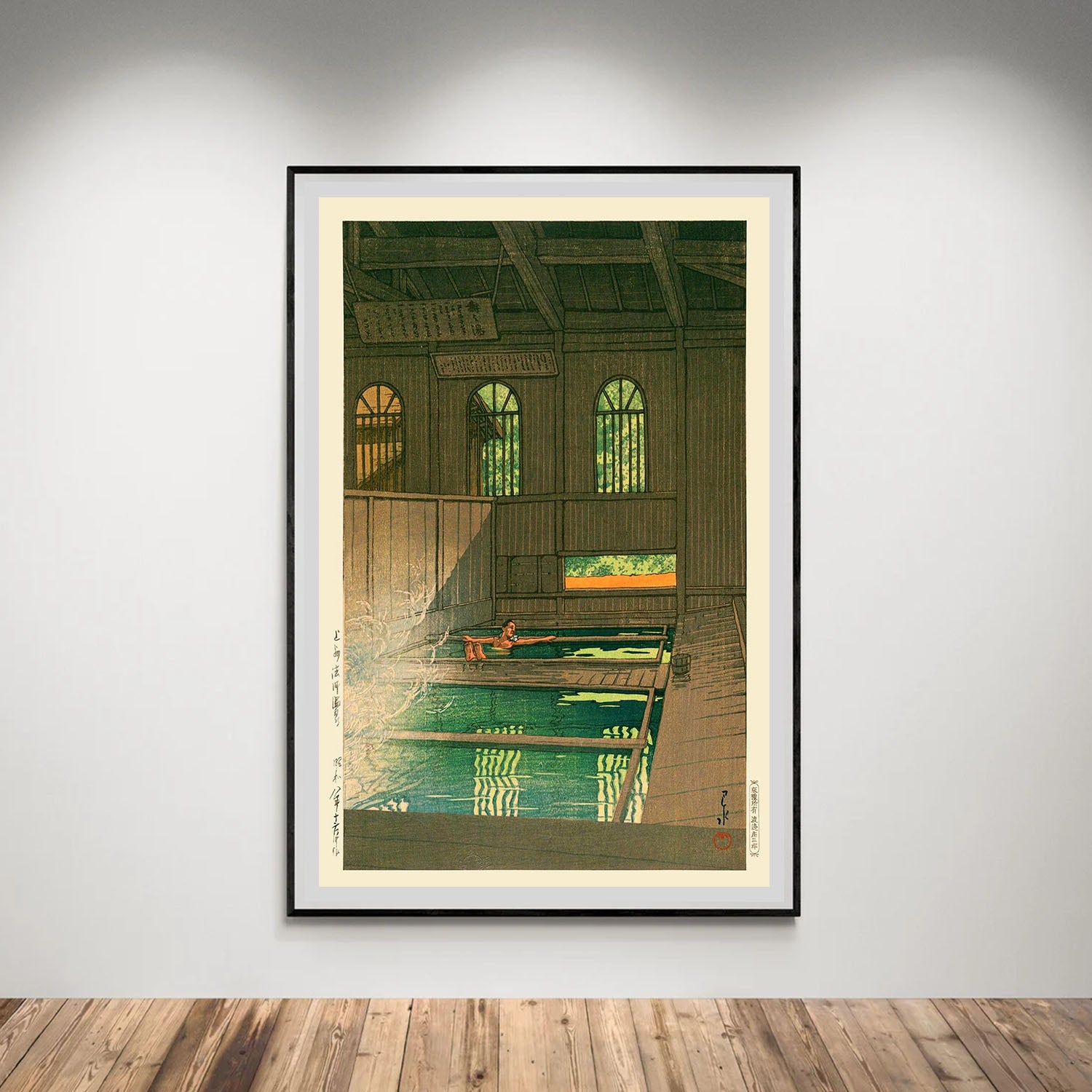 Flex Designs Poster Joshu Hoshi Onsen by Kawase Hasui 5 x 7" Home Goods - Artist Artwork  Poster