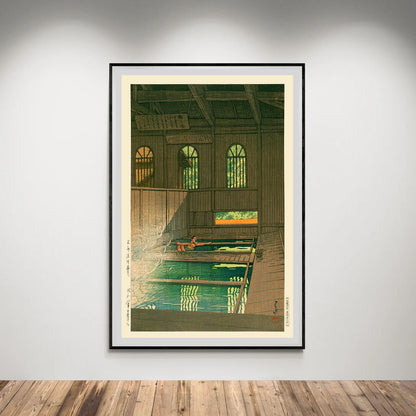Flex Designs Poster Joshu Hoshi Onsen by Kawase Hasui 5 x 7" Home Goods - Artist Artwork  Poster