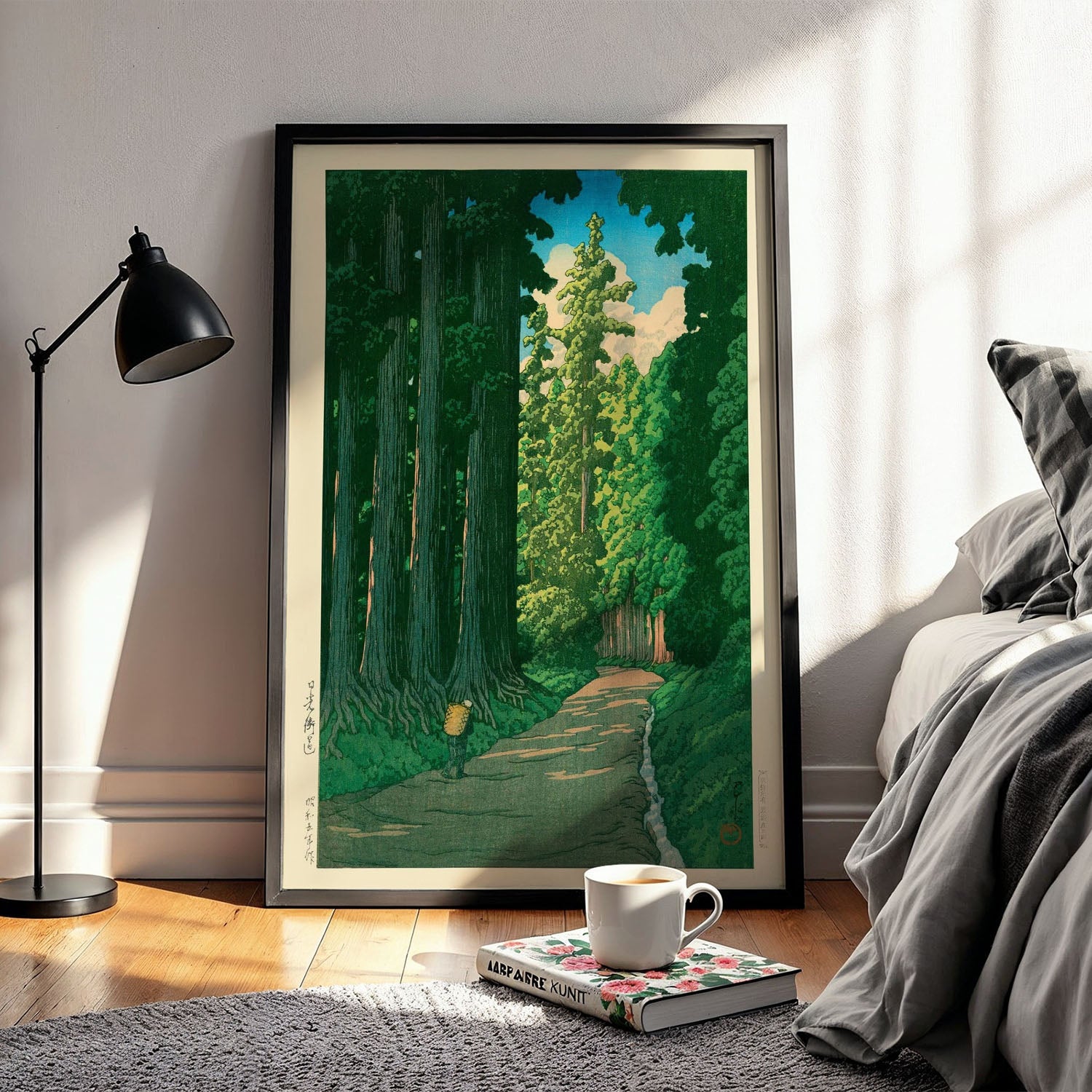 Flex Designs Poster Road To Nikko by Kawase Hasui 11 x 17" Home Goods - Artist Artwork  Poster
