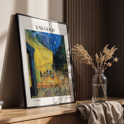 Flex Designs Poster Cafe Terrace by Vincent Van Gogh 11 x 17" Home Goods - Artist Artwork  Poster