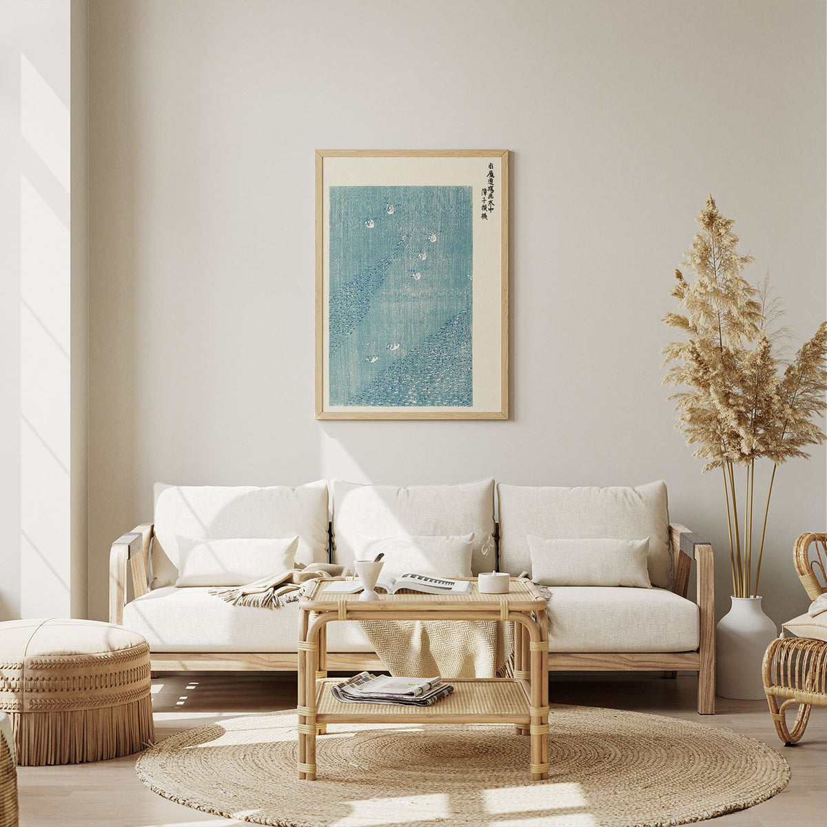 Flex Designs Poster Yatsuo No Tsubaki Blue Lake by Taguchi Tomoki 11 x 17" Home Goods - Artist Artwork  Poster