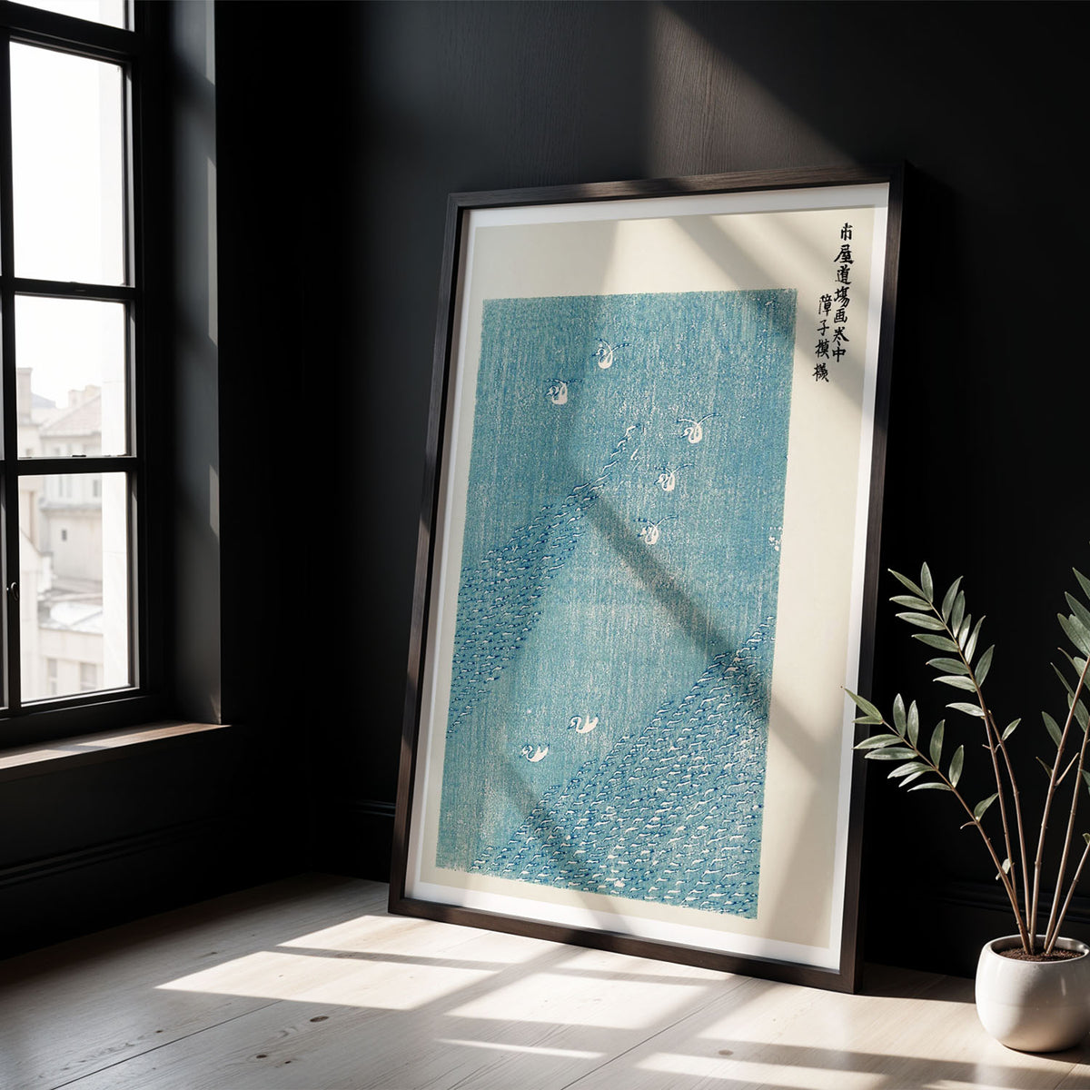 Flex Designs Poster Yatsuo No Tsubaki Blue Lake by Taguchi Tomoki 5 x 7" Home Goods - Artist Artwork  Poster