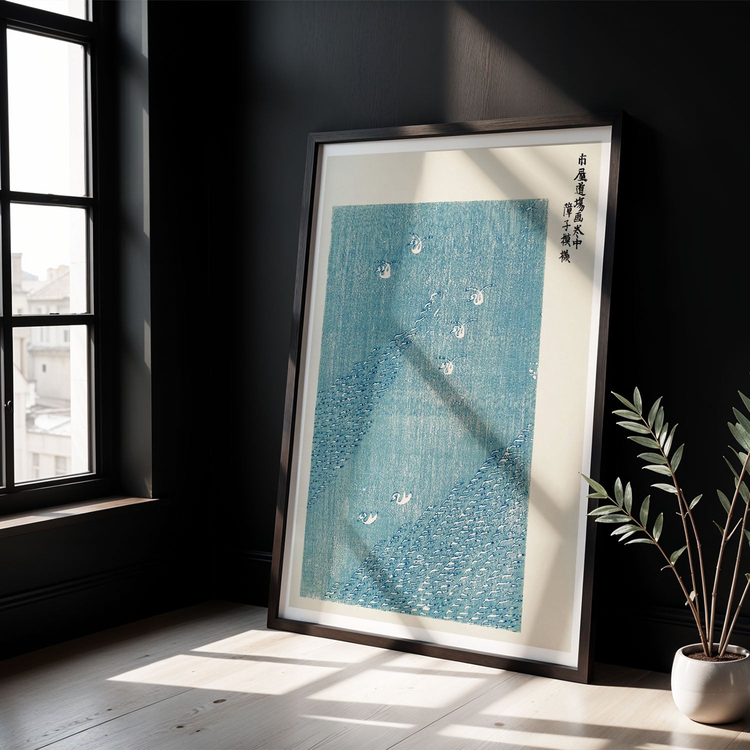 Flex Designs Poster Yatsuo No Tsubaki Blue Lake by Taguchi Tomoki 5 x 7" Home Goods - Artist Artwork  Poster