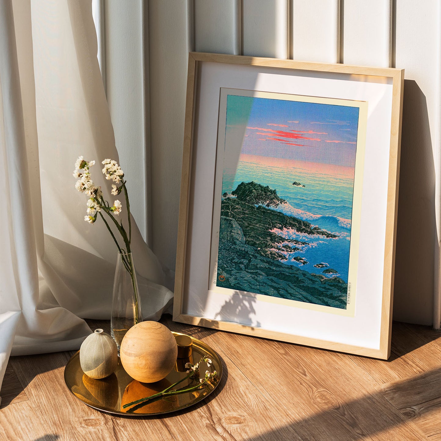 Flex Designs Poster Morning of Cape Inubo by Kawase Hasui 5 x 7" Home Goods - Artist Artwork  Poster