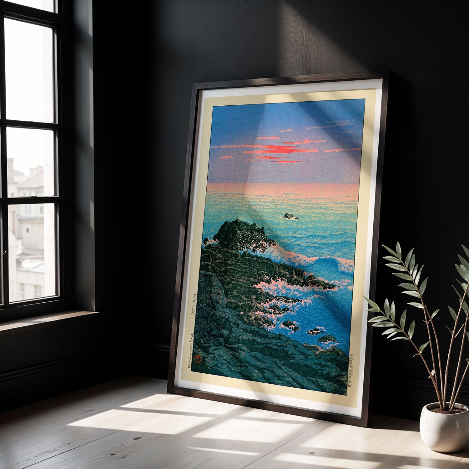 Flex Designs Poster Morning of Cape Inubo by Kawase Hasui 5 x 7" Home Goods - Artist Artwork  Poster
