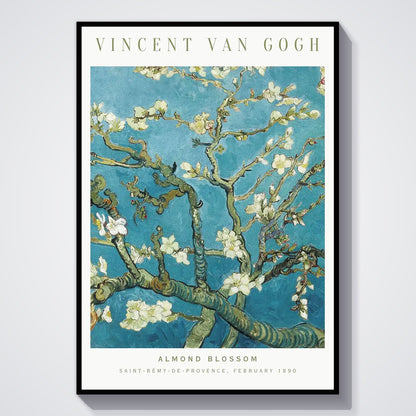 Flex Designs Poster Almond Blossom by Vincent Van Gogh 11 x 17" Home Goods - Artist Artwork  Poster