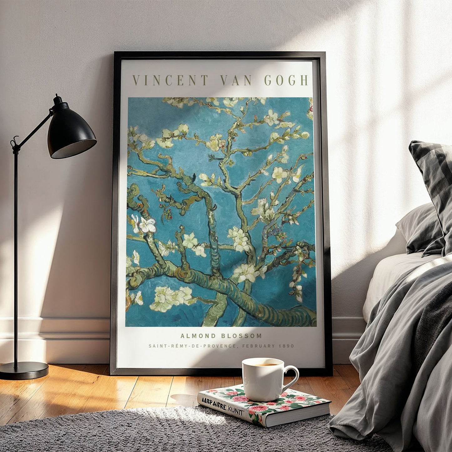 Flex Designs Poster Almond Blossom by Vincent Van Gogh 11 x 17" Home Goods - Artist Artwork  Poster