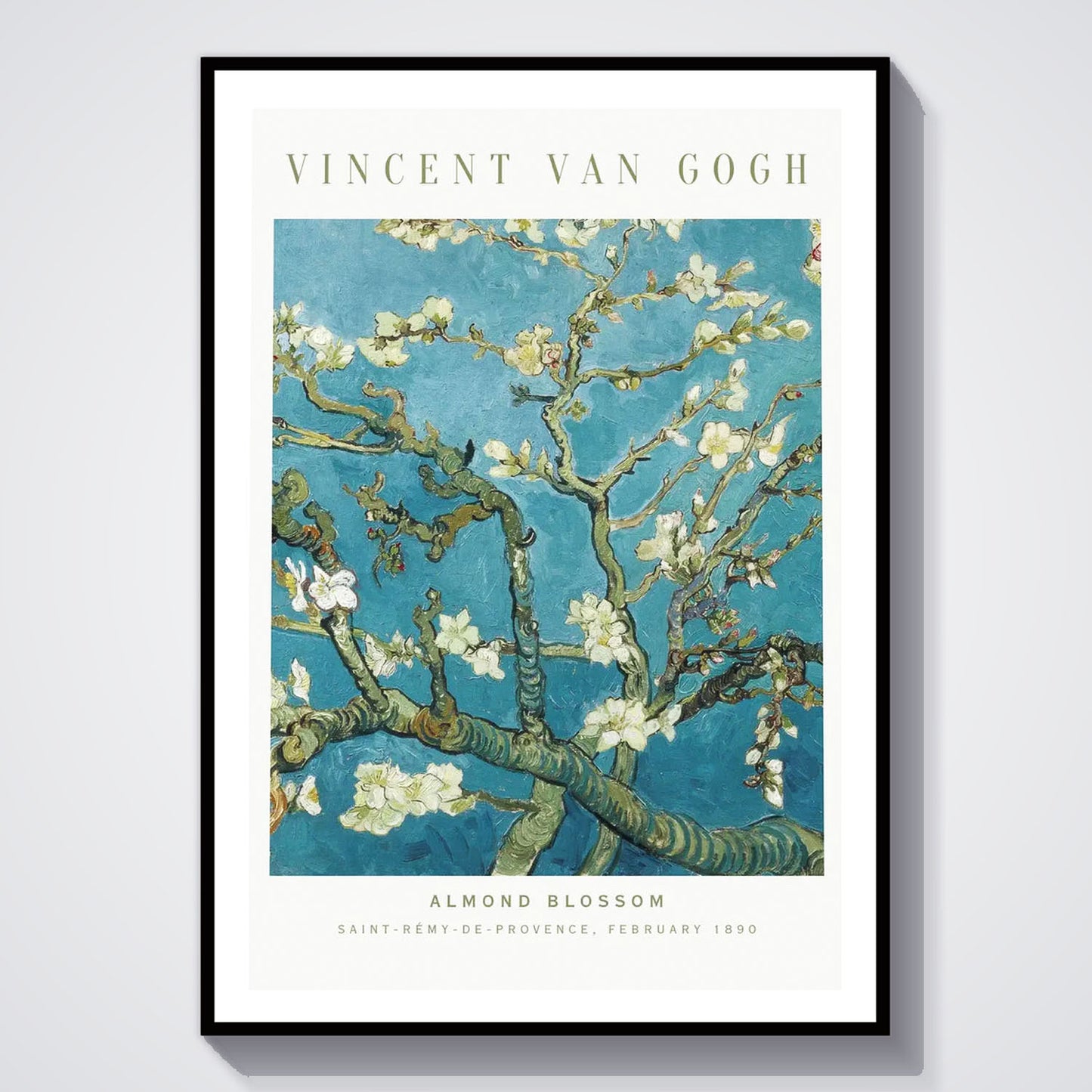 Flex Designs Poster Almond Blossom by Vincent Van Gogh 5 x 7" Home Goods - Artist Artwork  Poster
