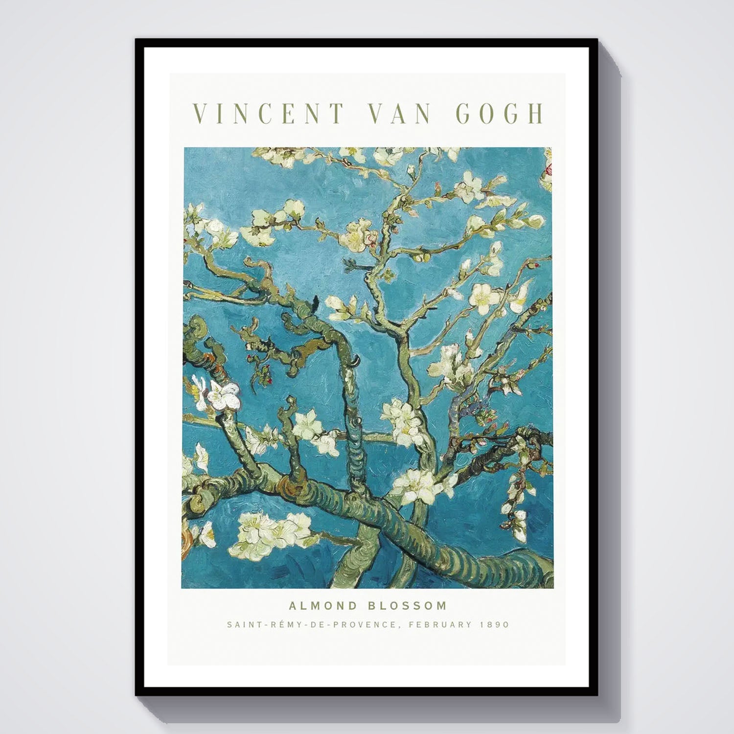 Flex Designs Poster Almond Blossom by Vincent Van Gogh 5 x 7" Home Goods - Artist Artwork  Poster