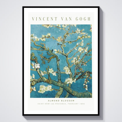 Flex Designs Poster Almond Blossom by Vincent Van Gogh 5 x 7" Home Goods - Artist Artwork  Poster