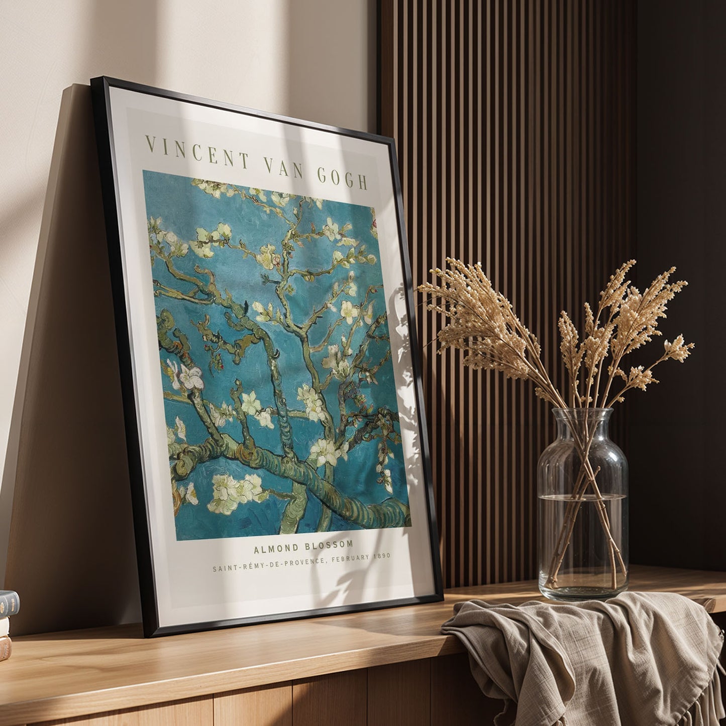 Flex Designs Poster Almond Blossom by Vincent Van Gogh 11 x 17" Home Goods - Artist Artwork  Poster