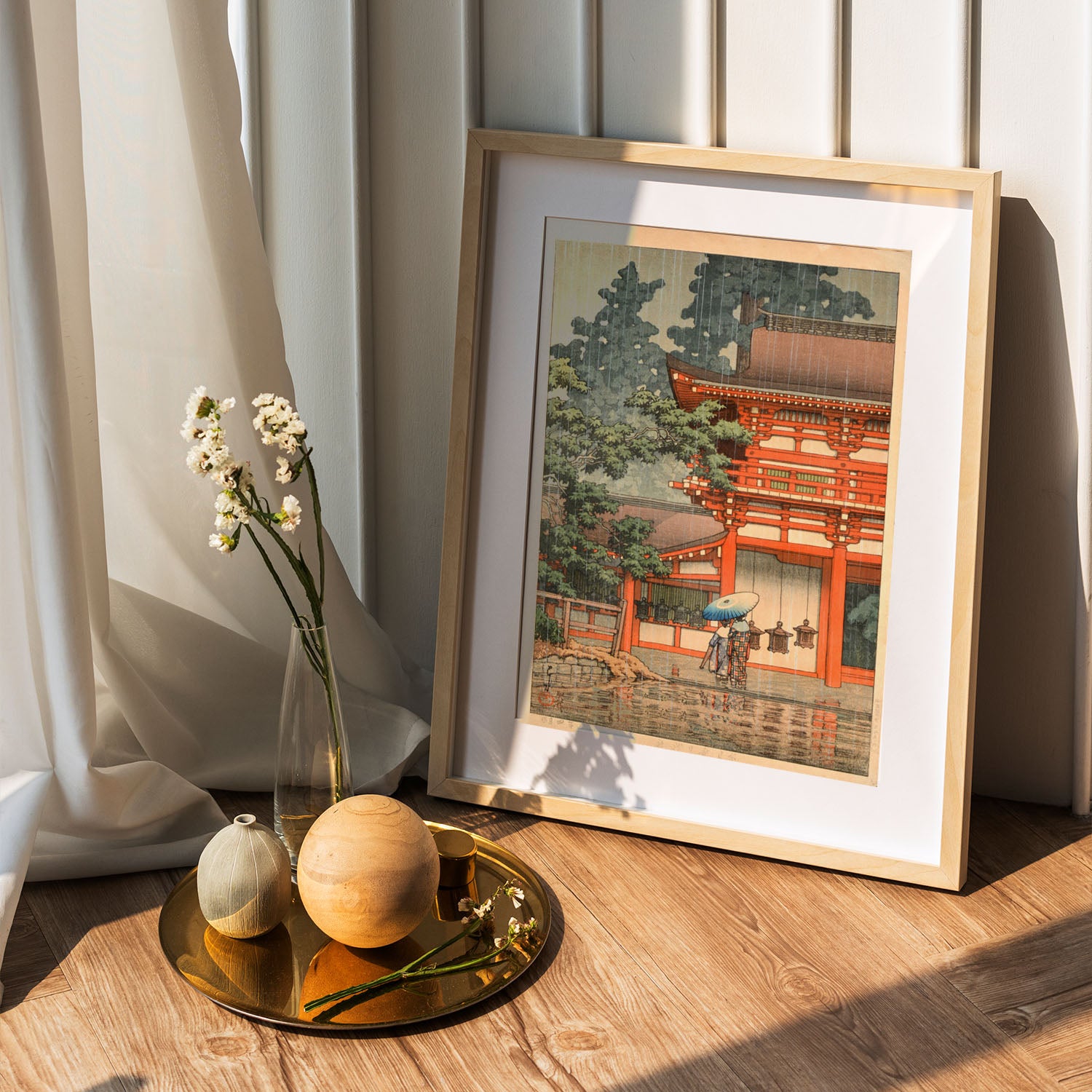 Flex Designs Poster Kasuga Shrine in Nara by Kawase Hasui 5 x 7" Home Goods - Artist Artwork  Poster