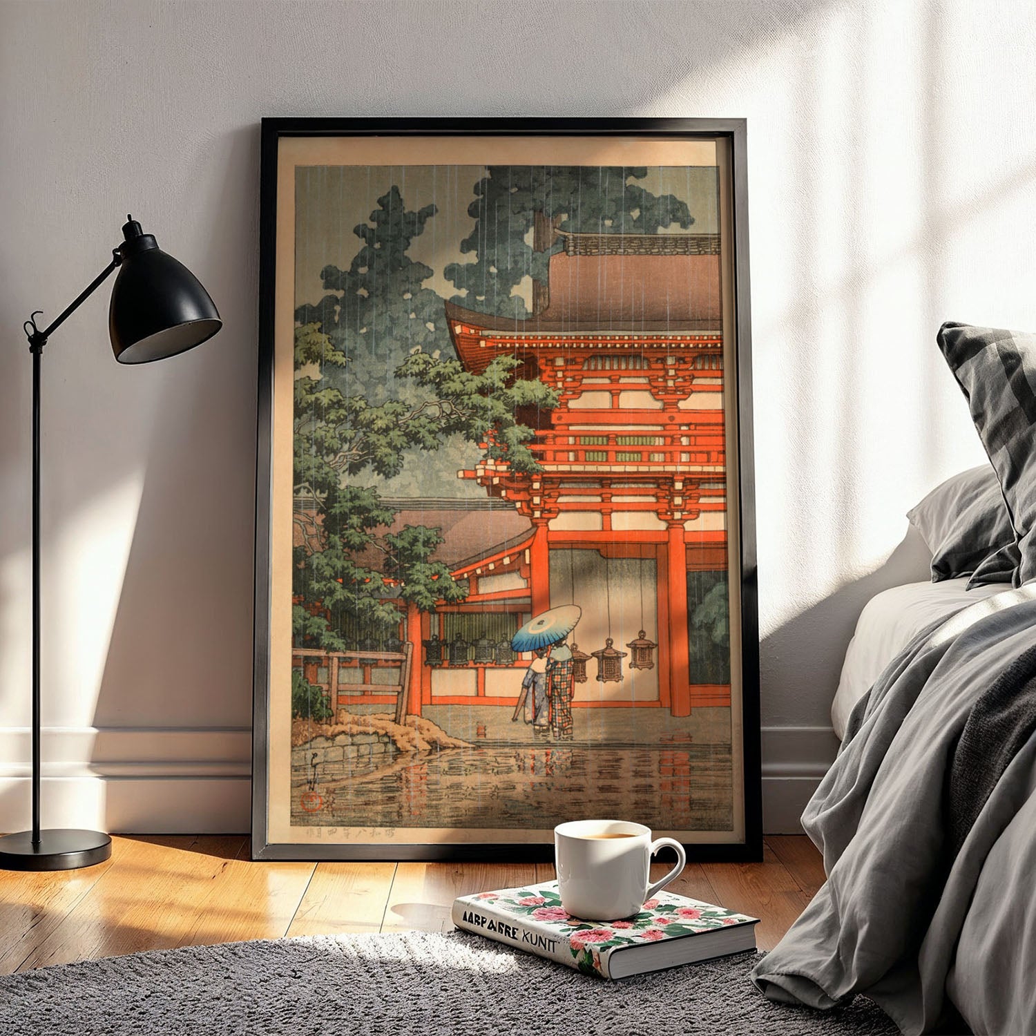 Flex Designs Poster Kasuga Shrine in Nara by Kawase Hasui 11 x 17" Home Goods - Artist Artwork  Poster