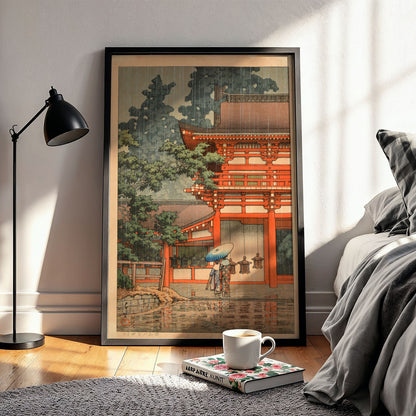 Flex Designs Poster Kasuga Shrine in Nara by Kawase Hasui 11 x 17" Home Goods - Artist Artwork  Poster