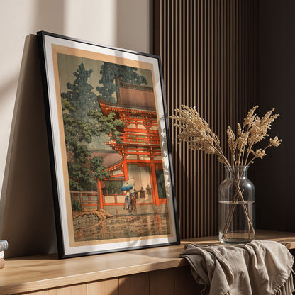 Flex Designs Poster Kasuga Shrine in Nara by Kawase Hasui 11 x 17" Home Goods - Artist Artwork  Poster