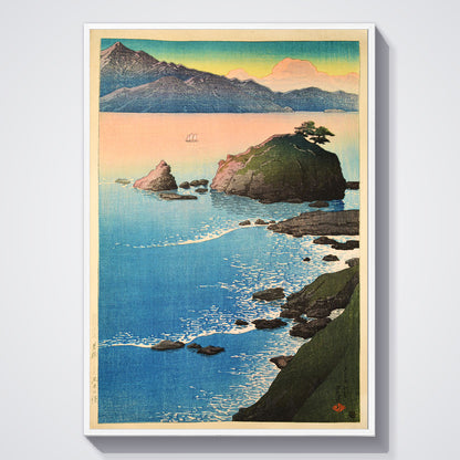 Flex Designs Poster Kude Beach in Wakasa by Kawase Hasui 11 x 17" Home Goods - Artist Artwork  Poster