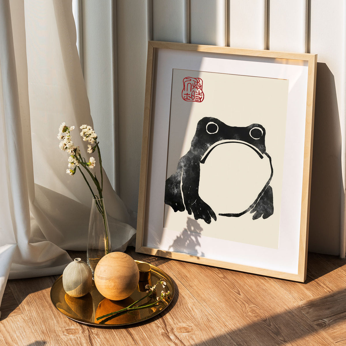 Flex Designs Poster Matsumoto Hoji's Frog 5 x 7" Home Goods - Artist Artwork  Poster