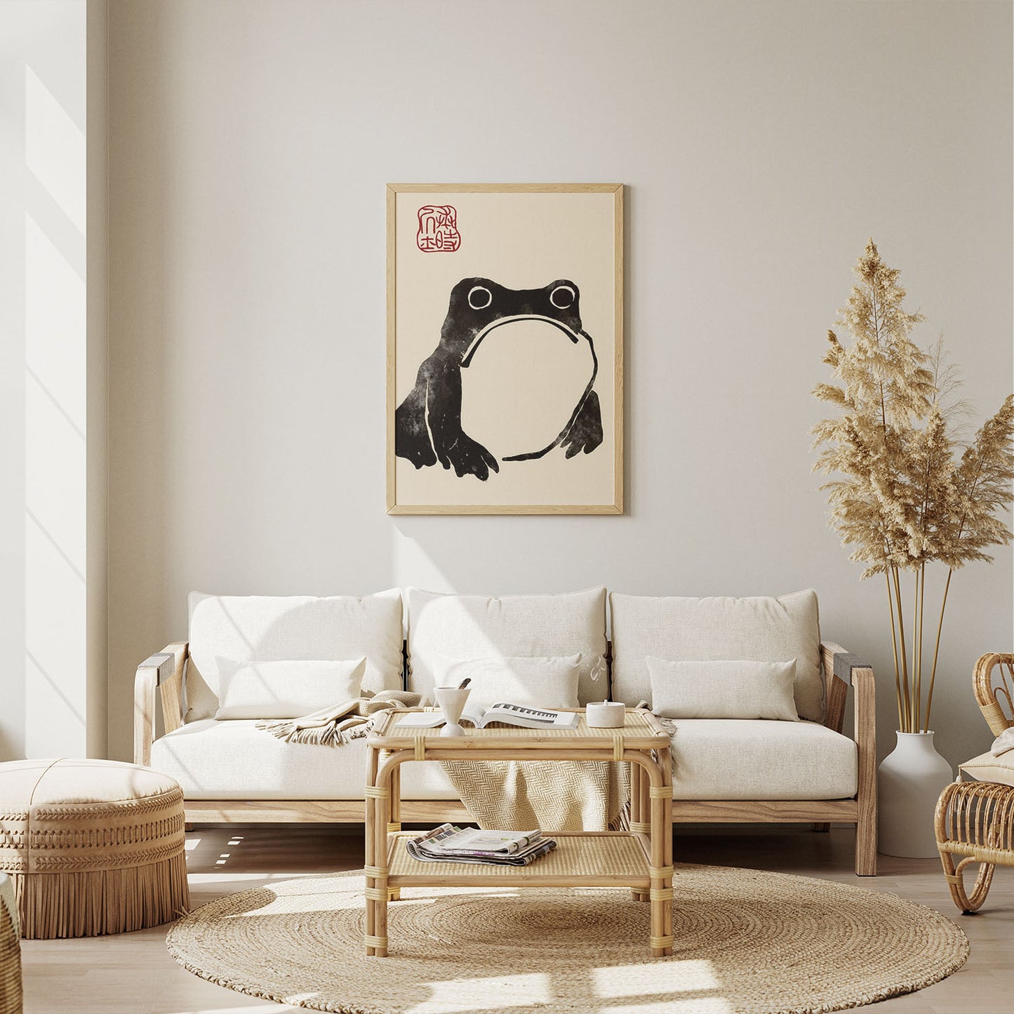Flex Designs Poster Matsumoto Hoji's Frog 11 x 17" Home Goods - Artist Artwork  Poster
