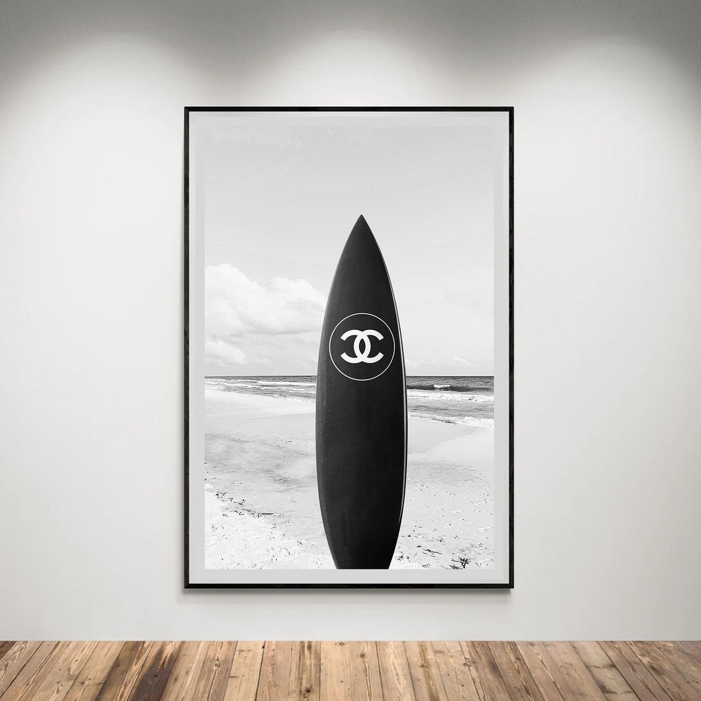 Flex Designs Poster Chanel Surfboard 5 x 7" Home Goods - Designer  Poster
